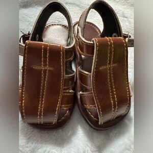 Mexican leather baby huaraches